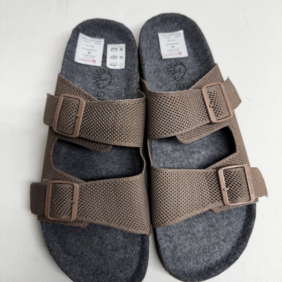 GIESSWEIN MERINO Brown Double Strap Sandals SIZE 41 US 10/10.5 - Picture 2 of 7